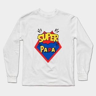Súper DAD. Idea de regalo para papá en su día. Día del Padre Long Sleeve T-Shirt